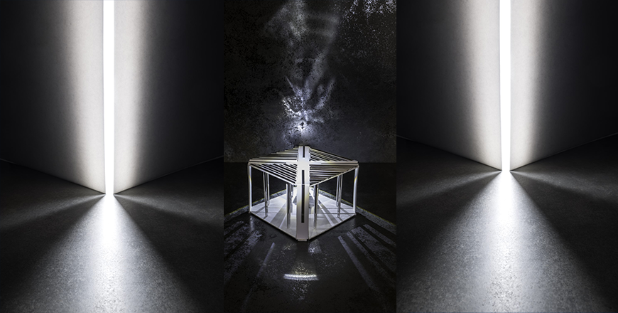 photo de l'exposition "on n'enferme pas la lumière" par AILO